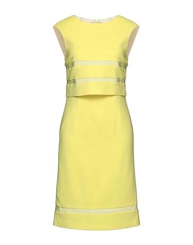 Yellow Grosgrain Midi dress