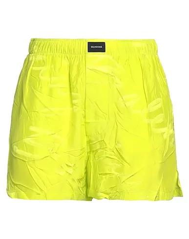 Yellow Jacquard Shorts & Bermuda