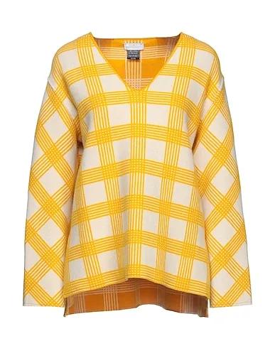 Yellow Jacquard Sweater