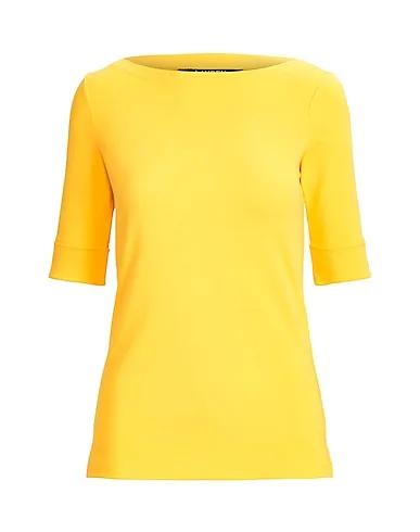 Yellow Jersey Basic T-shirt COTTON BOATNECK TOP
