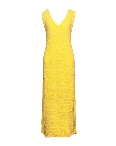 Yellow Knitted Long dress