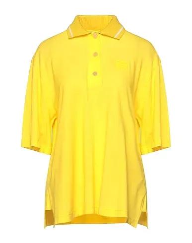 Yellow Knitted Polo shirt