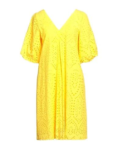 Yellow Lace Short dress