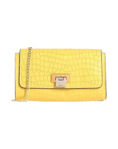 Yellow Leather Cross-body bags