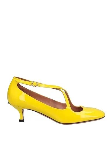 Yellow Leather Pump
