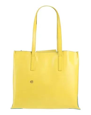 Yellow Leather Shoulder bag