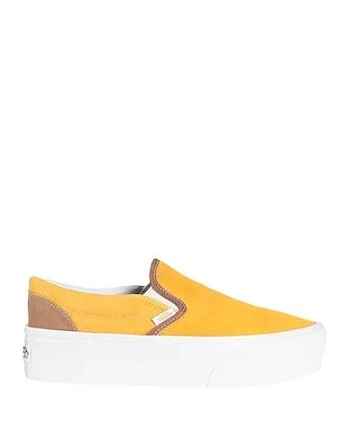 Yellow Leather Sneakers UA Classic Slip-On Stackform
