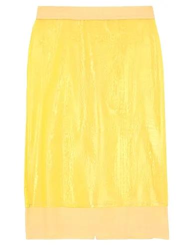 Yellow Midi skirt