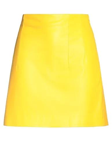 Yellow Mini skirt