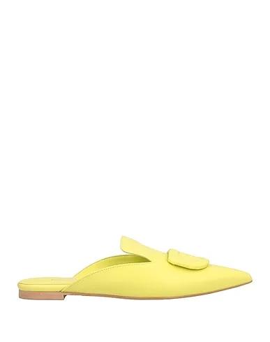 Yellow Mules and clogs