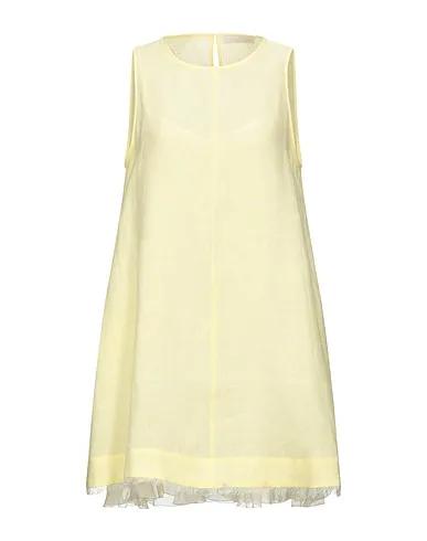 Yellow Organza Short dress