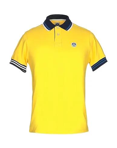 Yellow Piqué Polo shirt