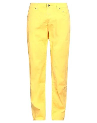 Yellow Plain weave 5-pocket