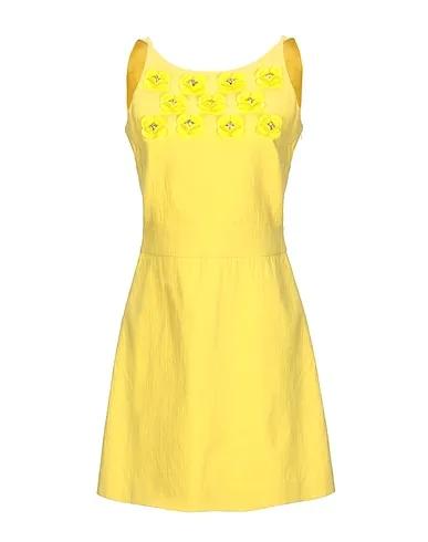 Yellow Plain weave Elegant dress