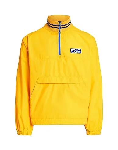 Yellow Plain weave Jacket POPLIN PULLOVER JACKET