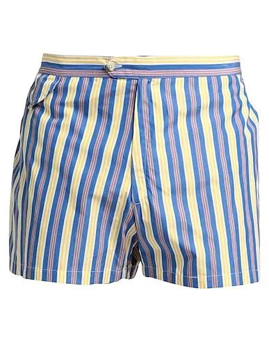 Yellow Plain weave Swim shorts