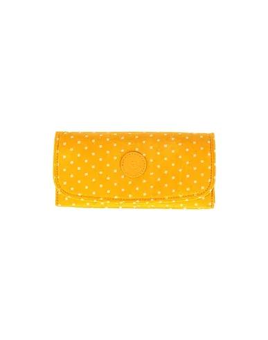 Yellow Plain weave Wallet