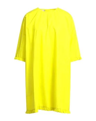 Yellow Poplin Short dress