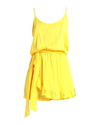 Yellow Satin Jumpsuit/one piece