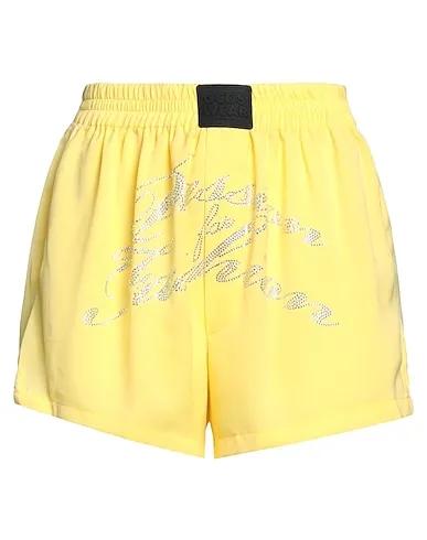 Yellow Satin Shorts & Bermuda