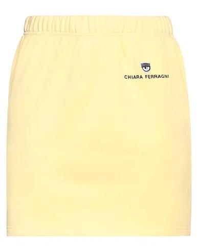 Yellow Sweatshirt Mini skirt