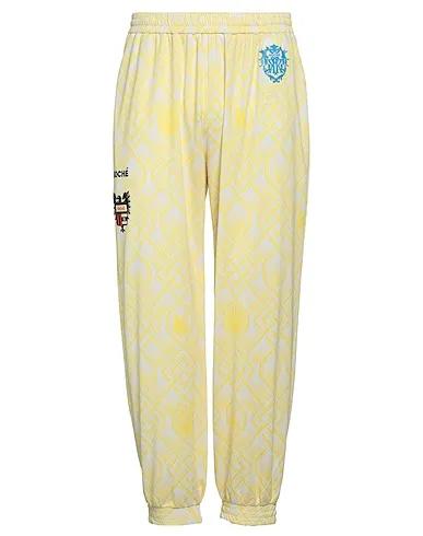 Yellow Synthetic fabric Casual pants