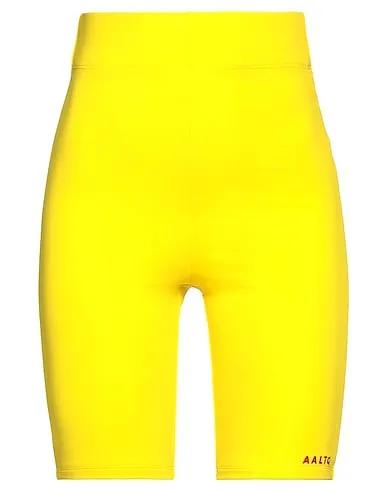 Yellow Synthetic fabric Leggings