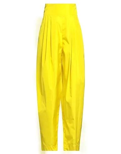 Yellow Taffeta Casual pants