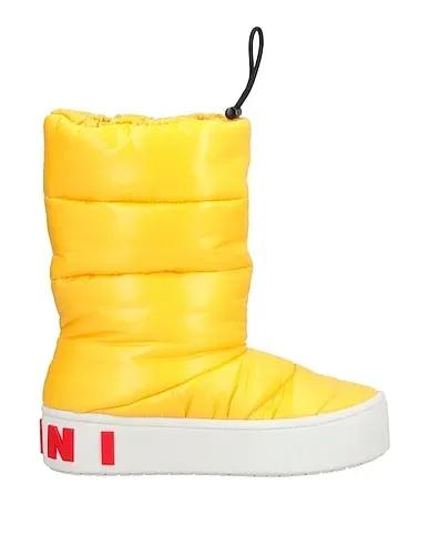Yellow Techno fabric Ankle boot