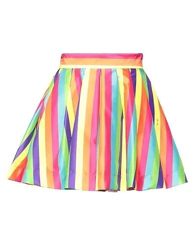 Yellow Techno fabric Mini skirt