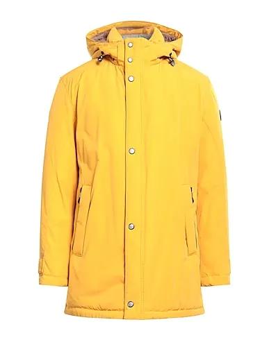 Yellow Techno fabric Shell  jacket