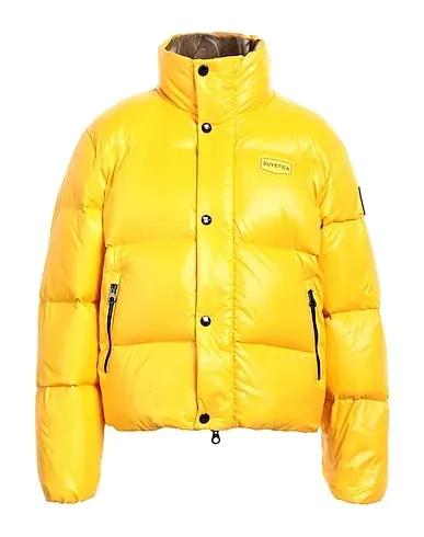 Yellow Techno fabric Shell  jacket