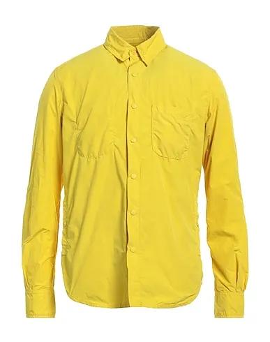 Yellow Techno fabric Solid color shirt