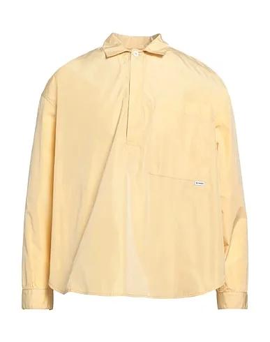Yellow Techno fabric Solid color shirt