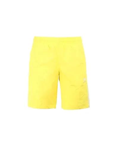 Yellow Techno fabric Swim shorts 3-STRIPES SWIMMING SHORTS
