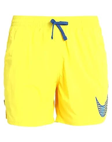 Yellow Techno fabric Swim shorts 5 VOLLEY SHORT
