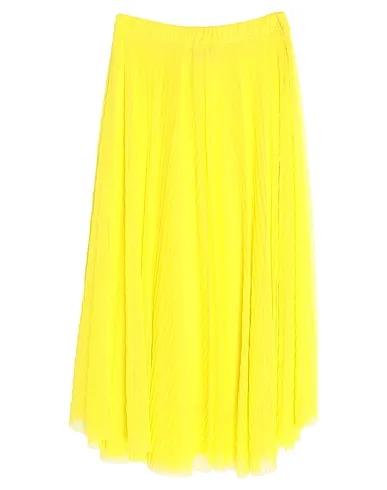 Yellow Tulle Maxi Skirts