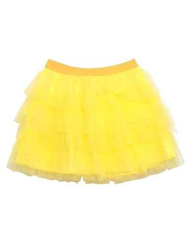 Yellow Tulle Mini skirt
