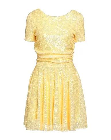 Yellow Tulle Short dress