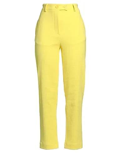 Yellow Tweed Casual pants
