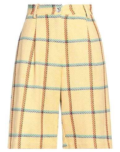 Yellow Tweed Shorts & Bermuda