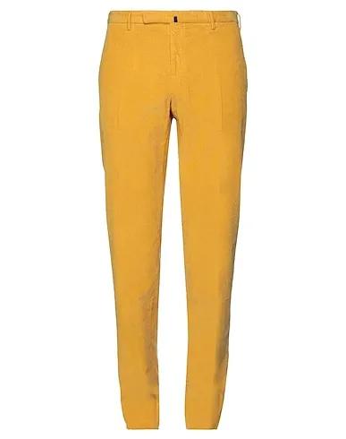Yellow Velvet Casual pants