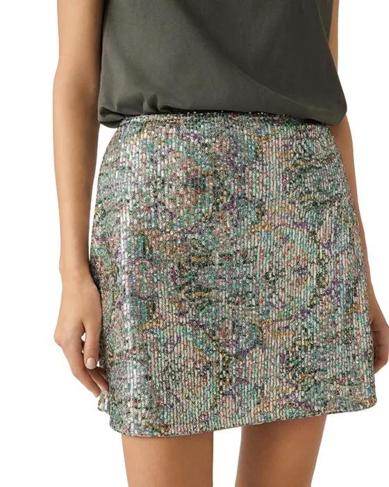 Zita Sequined Mini Skirt