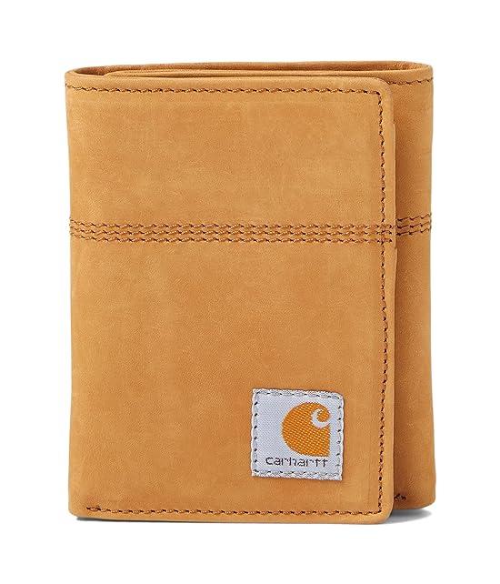 Saddle Leather Trifold Wallet