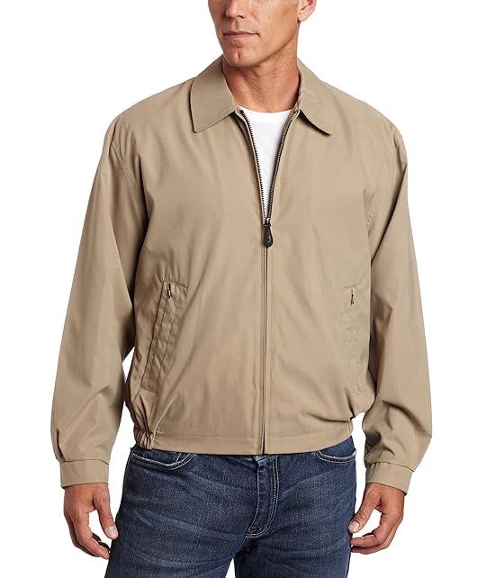 Men's Auburn Zip-Front Golf Jacket (Regular & Big-Tall Sizes)