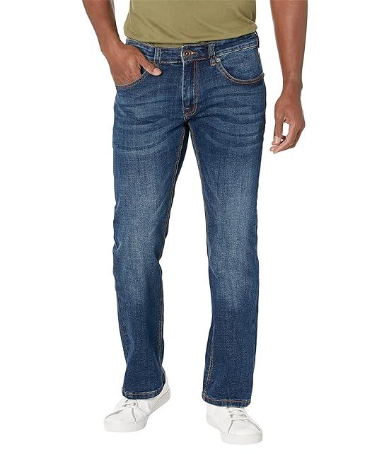 Tech Fabric Straight Jeans