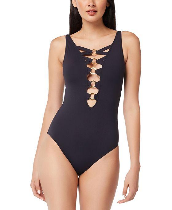 Women's Ring Me Up Plunge One-Piece Swimsuit