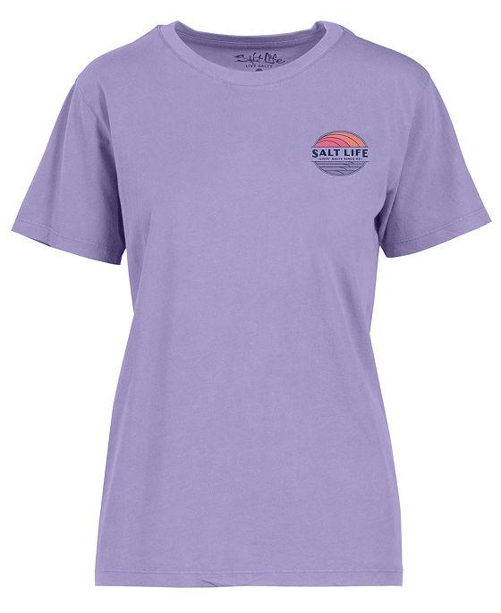 Women's Vintage Rays Cotton Graphic T-Shirt