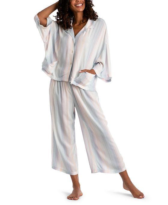 Women's Striped Pajama Set