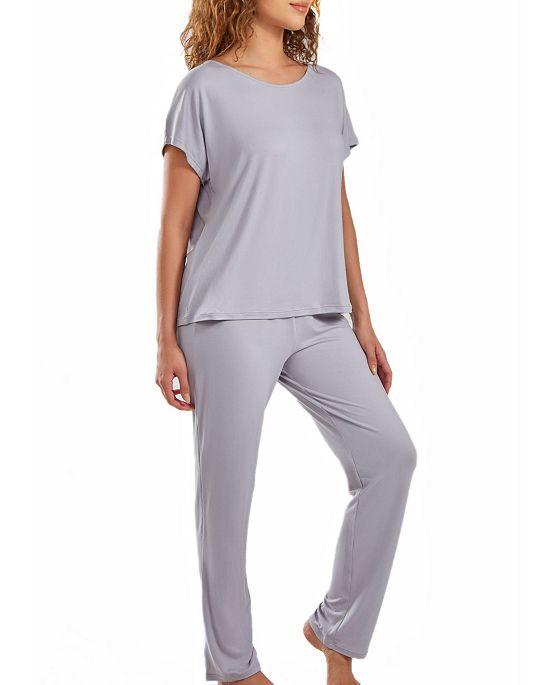 Women's Jewel Cozy Modal Ultra Soft Sleep Pajama Pant Set